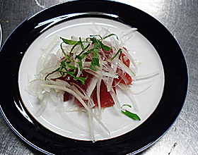 鰹カルパッチョ